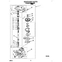 Whirlpool 6LBR5132AW2 gearcase diagram