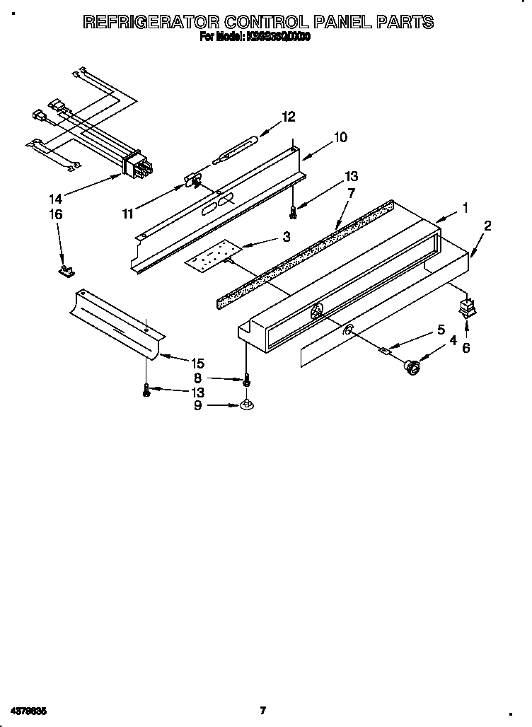 Refrigerator control panel