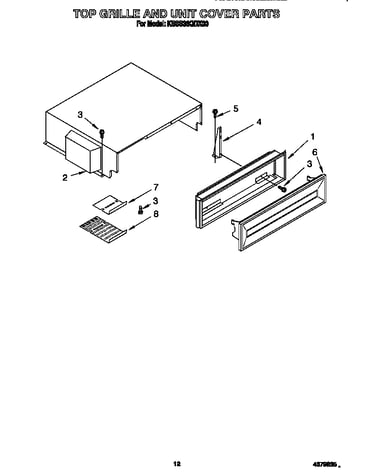 Top grille and unit cover