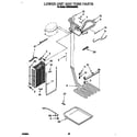 KitchenAid KSSS36QDX00 lower unit and tube diagram
