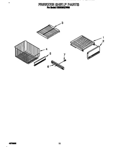 Freezer shelf