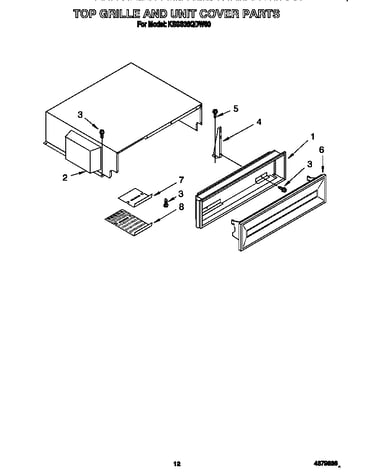 Top grille and unit cover