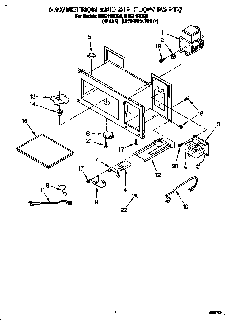 Magnetron and air flow