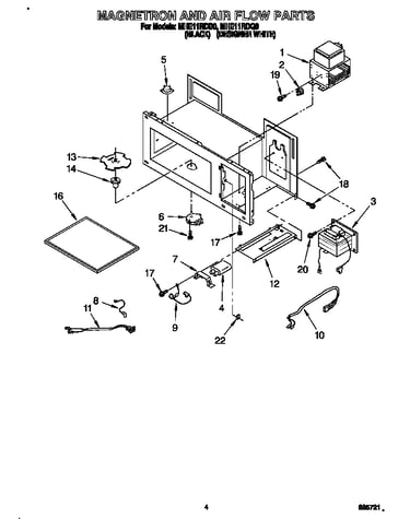 Magnetron and air flow