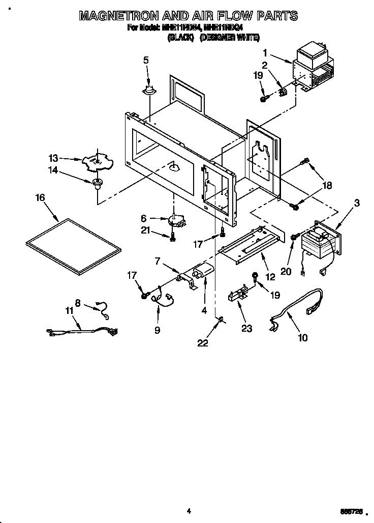 Magnetron and air flow