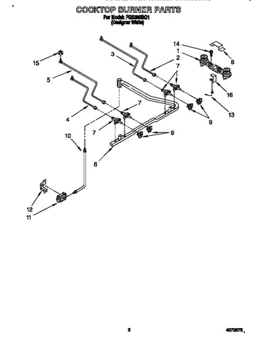 Cooktop burner