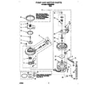 Whirlpool DU925QWDB0 pump and motor diagram