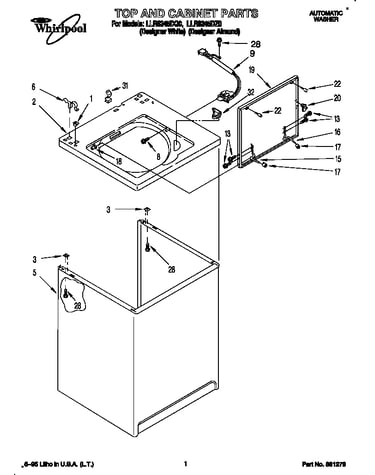 Top and cabinet