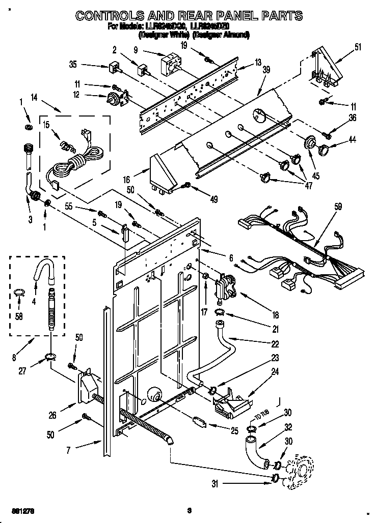 Controls and rear panel