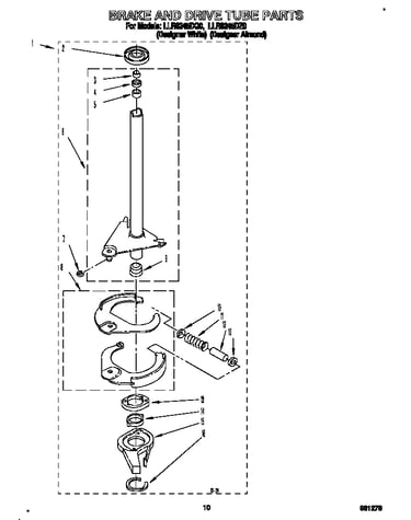 Brake and drive tube