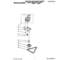 KitchenAid KUCC151DBL1 motor and drive diagram