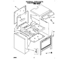 Whirlpool SF370PEWN4 external oven diagram