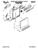 Frame and console