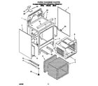 KitchenAid KERC500YWH3 oven chassis diagram