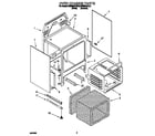 KitchenAid KERI500YWH3 oven chassis diagram