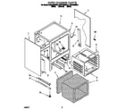 KitchenAid KESC300BWH2 oven chassis diagram