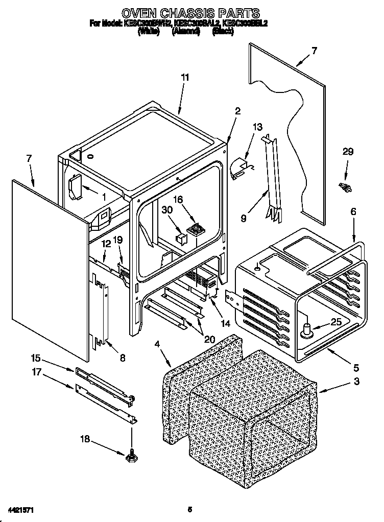 Oven chassis