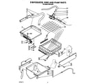 KitchenAid KUIS185S1 evaporator, grid and pump diagram