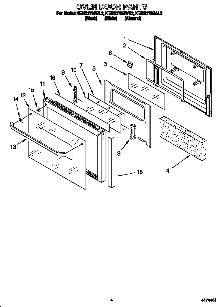 Oven door