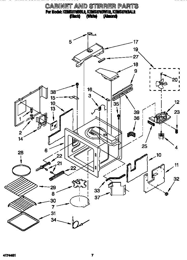 Cabinet and stirrer