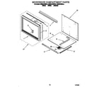 KitchenAid KEMS378BBL0 microwave compartment diagram