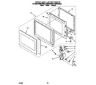 KitchenAid KEMS378BBL0 door and latch diagram