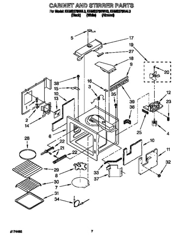 Cabinet and stirrer