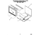 KitchenAid KEMS378BAL3 microwave compartment diagram