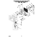 KitchenAid KEMS378BWH3 magnetron and air flow diagram
