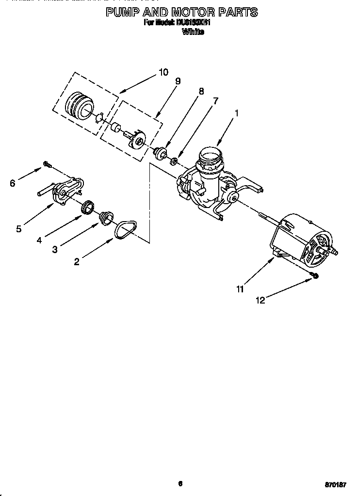 Pump and motor