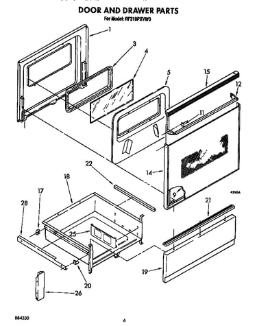 Door and drawer