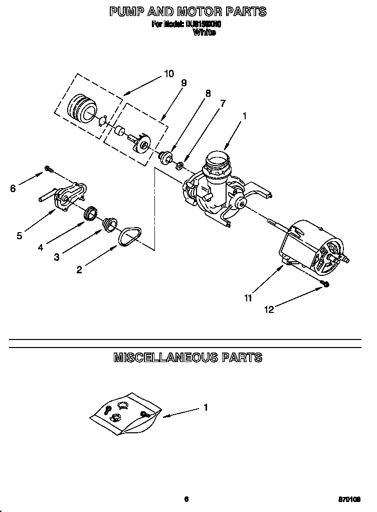 Pump and motor