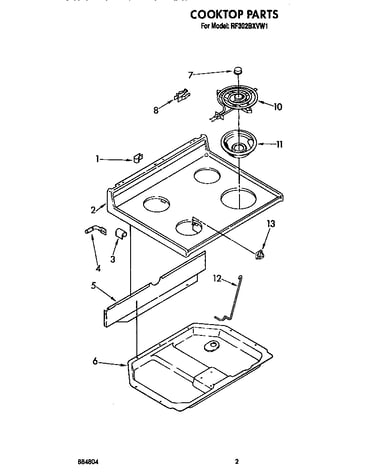 Cook top