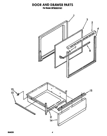 Door and drawer