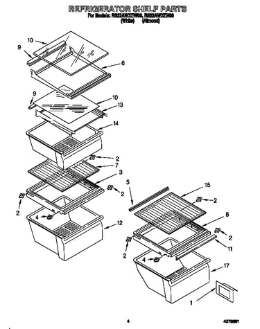 Refrigerator shelf
