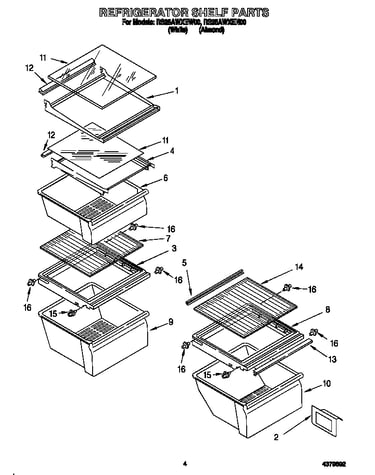 Refrigerator shelf