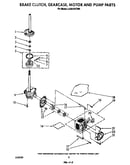 Brake, clutch, gearcase, motor, and pump