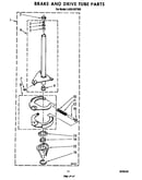 Brake and drive tube