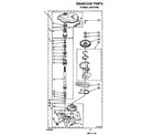 Whirlpool LA5610XTG0 gearcase diagram