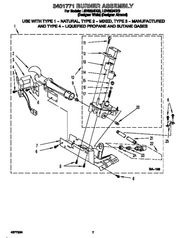 3401771 burner assembly