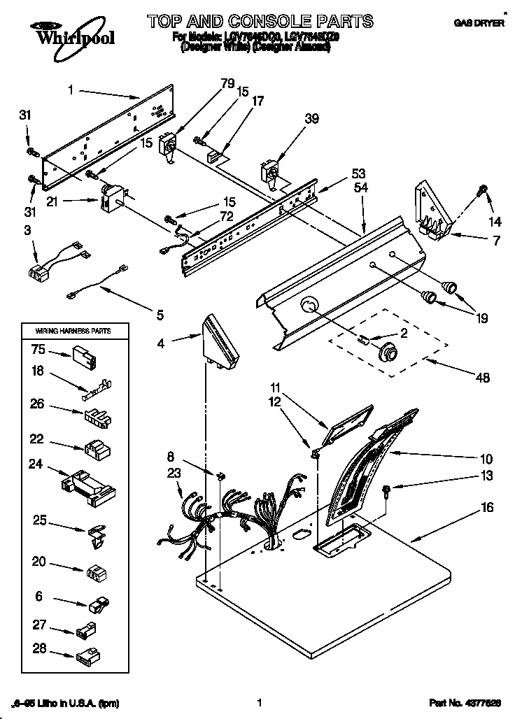 Top and console