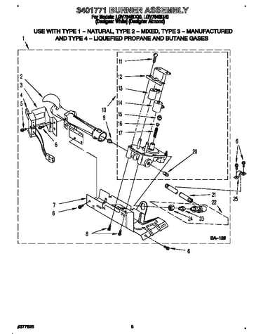 3401771 burner assembly