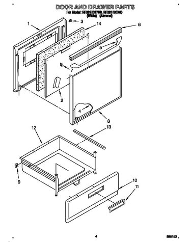 Door and drawer