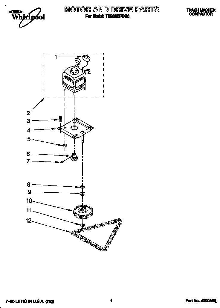 Motor and drive