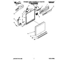 Whirlpool DU925QWDQ2 frame and console diagram