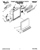 Frame and console