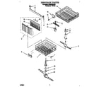 Whirlpool DU925QWDQ2 dishrack diagram