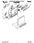 Frame and console
