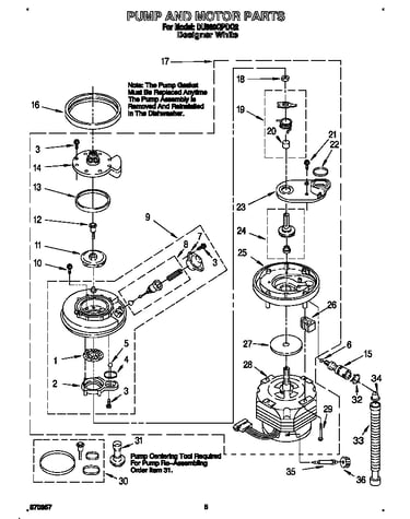 Pump and motor