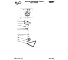 Whirlpool TC800SPDB1 motor and drive diagram